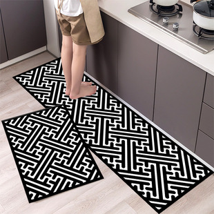 Cross-border generation technology cloth good care floor mat kitchen carpet bathroom door bathroom dirt-resistant mat foot mat