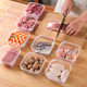 Refrigerator Frozen Meat Box storage box food grade food classification grid ice cream non-flavor sealed fresh-keeping Frozen box