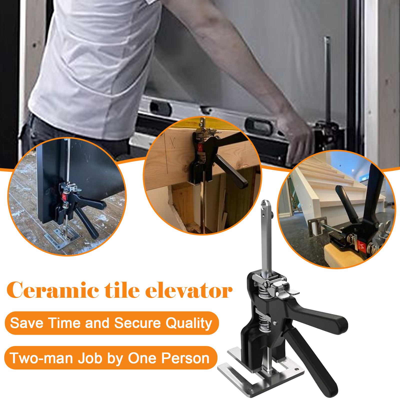 Ceramic tile height adjuster foot lifter wall tile lifting positioning leveling lifter auxiliary tool lifting lifter