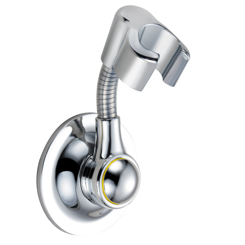 Hole-Free Press adsorption shower bracket universal adjustable children's bath fixed artifact