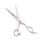 6.5 inch silver flat scissors