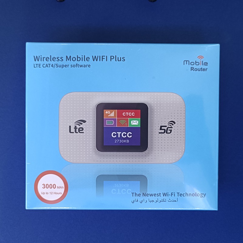 E5783 Plus 4G LTE wireless Router WIFI Router 3000mAh battery with LCD screen