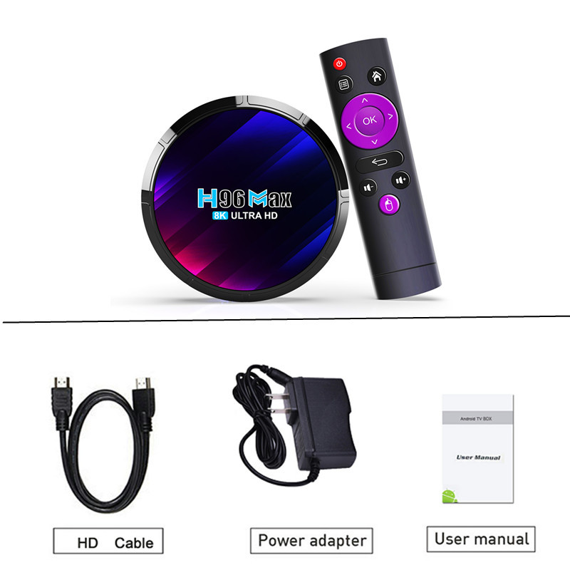 H96 MAX RK3528 set top box 4G/64G Android 13 dual WIFI with Bluetooth player TVB
