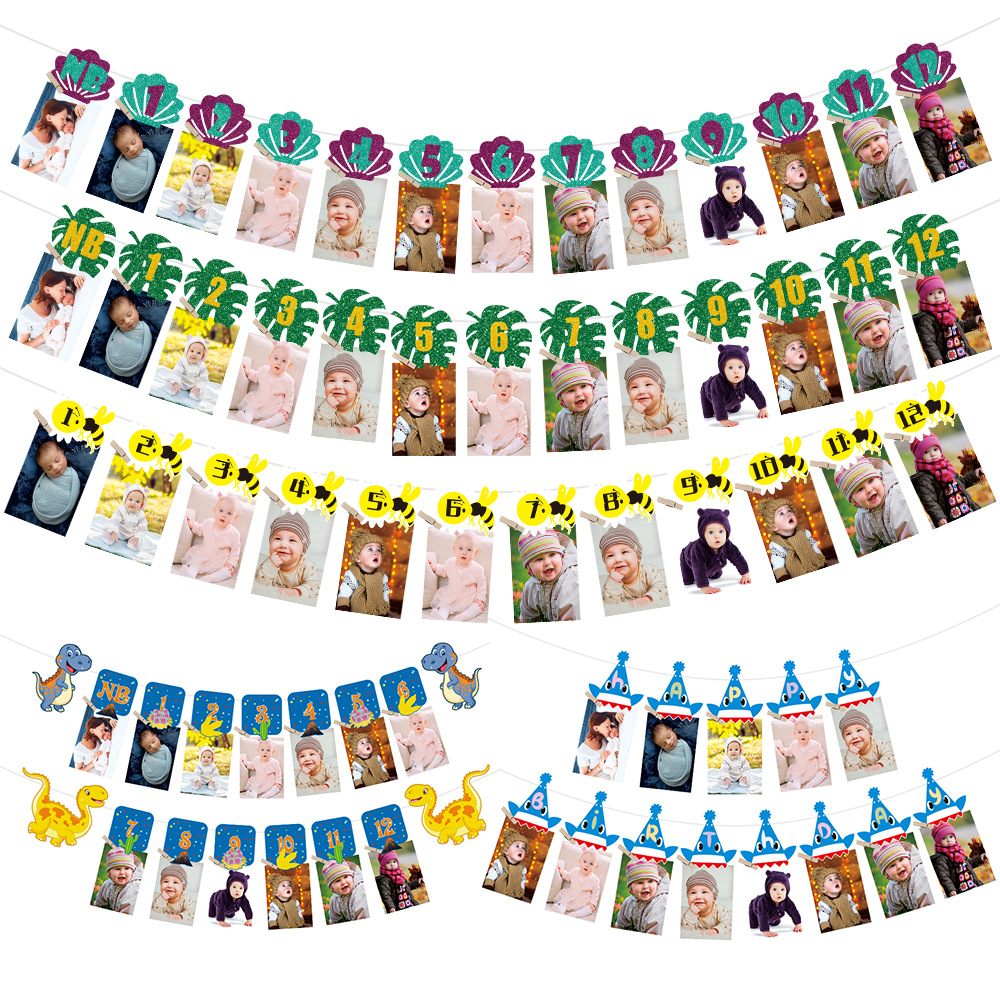 Meiyue poem custom birthday party decoration cake card custom cupcake small card plug-in