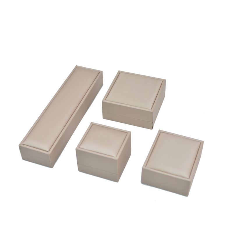 Brushed PU Jewelry Box Ring Pendant Necklace Bracelet Box Jewelry Storage Box Jewelry Box Gift Box Premium Sense
