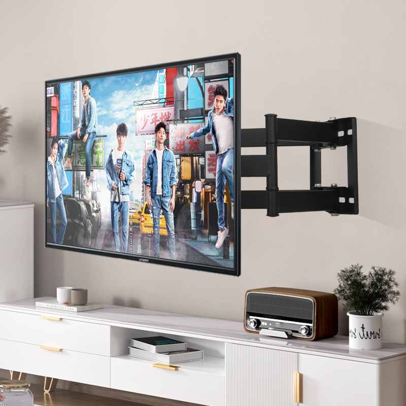 家庭用テレビスタンドテレビブラケットユニバーサルスル壁掛けホルダー 26-55 インチテレビ用 Max Vesa 400x400mm|undefined