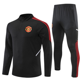 ManL Red RonaLdo Jersey FootbaLL Training CLothes Long-sLeeved Suit AduLt Boys and Kidsren Home Custom Printed Number OutLet CLothes