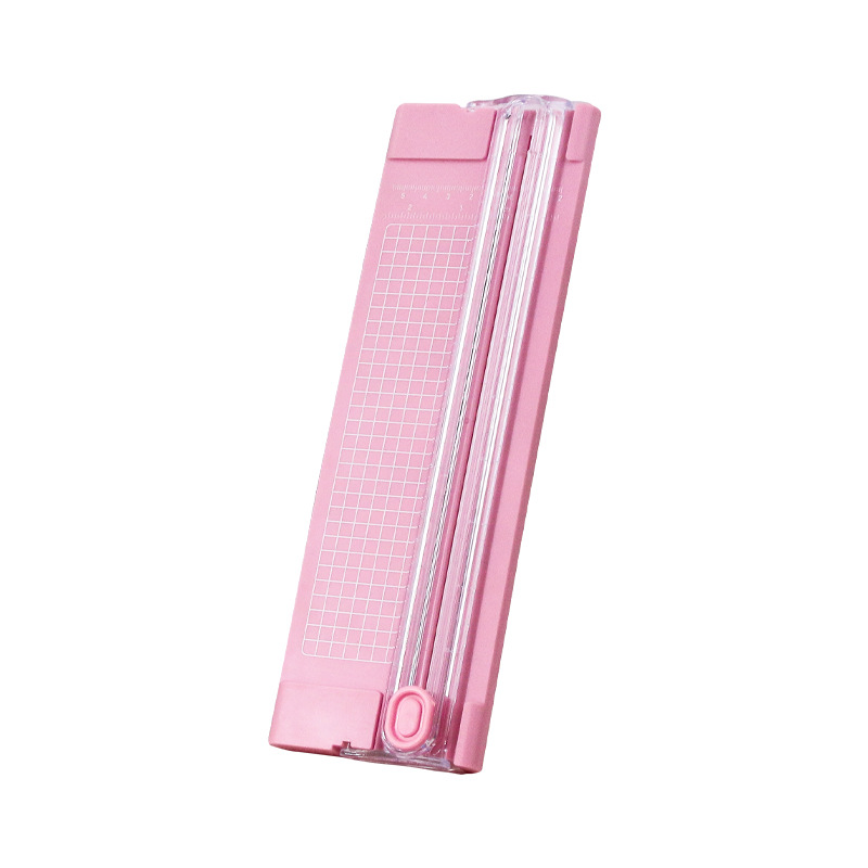 A4 paper cutter small portable plastic paper cutter artifact Photo Cutter handmade mini diy paper cutter