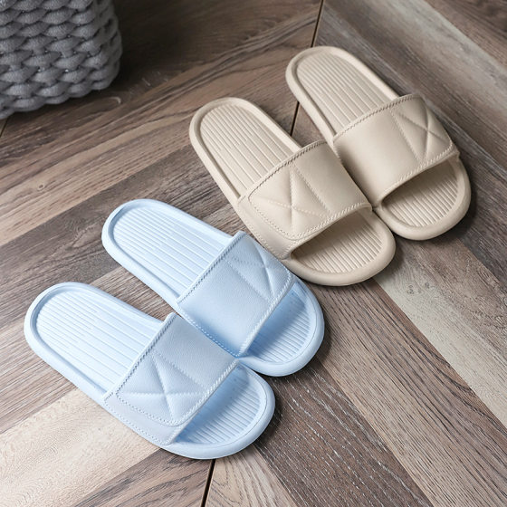 New Summer Home EVA Bathroom Slippers Women's Indoor Non-slip Couple Bathing Home Soft Bottom Sandals Slippers for Men