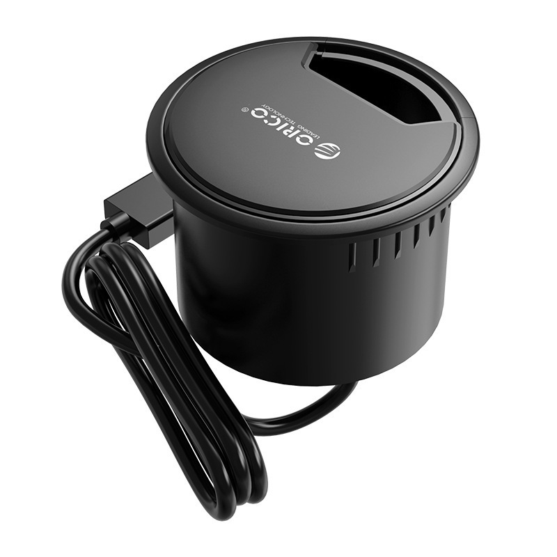 ORICO table hole type DESK-4U splitter computer interface USB3.0 extender hub extension cable with dustproof
