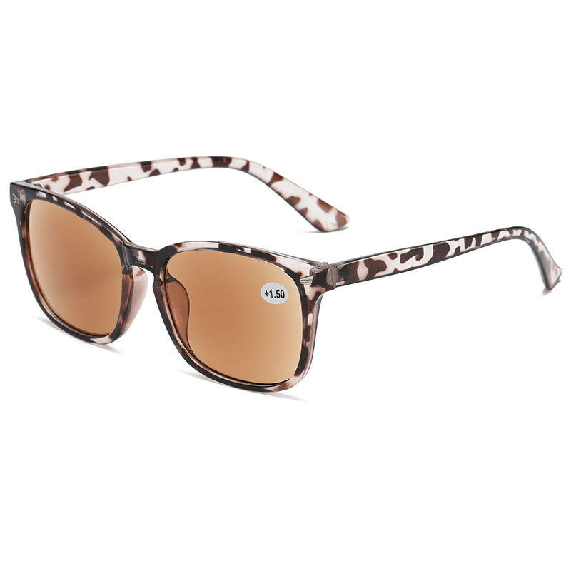 Cross-border foreign trade HD gray sun reading glasses summer blocking UV glasses classic rice nails wholesale