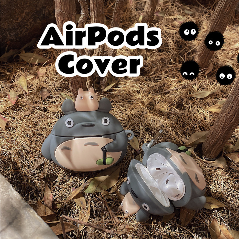 Cute Dragon Cat AirPods Pro Apple 2/3 Generation Bluetooth Earphone Case with Creative Cartoon Silicone Protective Shell