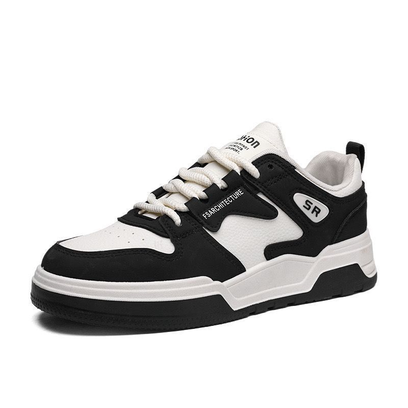 Summer Men's Shoes New Breathable Shoes Men's Korean-style Trendy All-match White Shoes Platform Sneakers Casual Sneakers