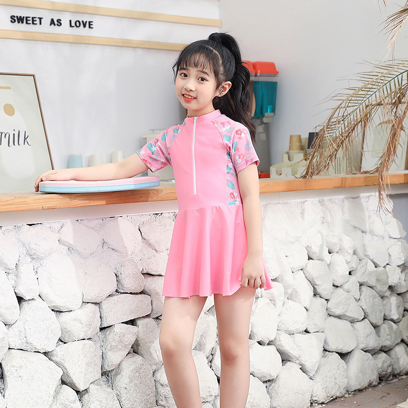 Children's Swimwear Girls Split Summer Girls' Swimwear Cute Princess Baby Small Medium Large Children's Swimwear Wholesale