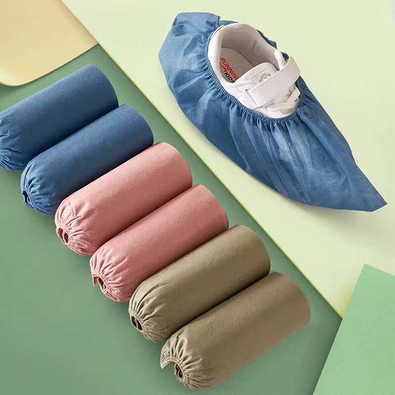Factory direct disposable non-woven shoe covers home non-slip dustproof adult children's student a generation of hair