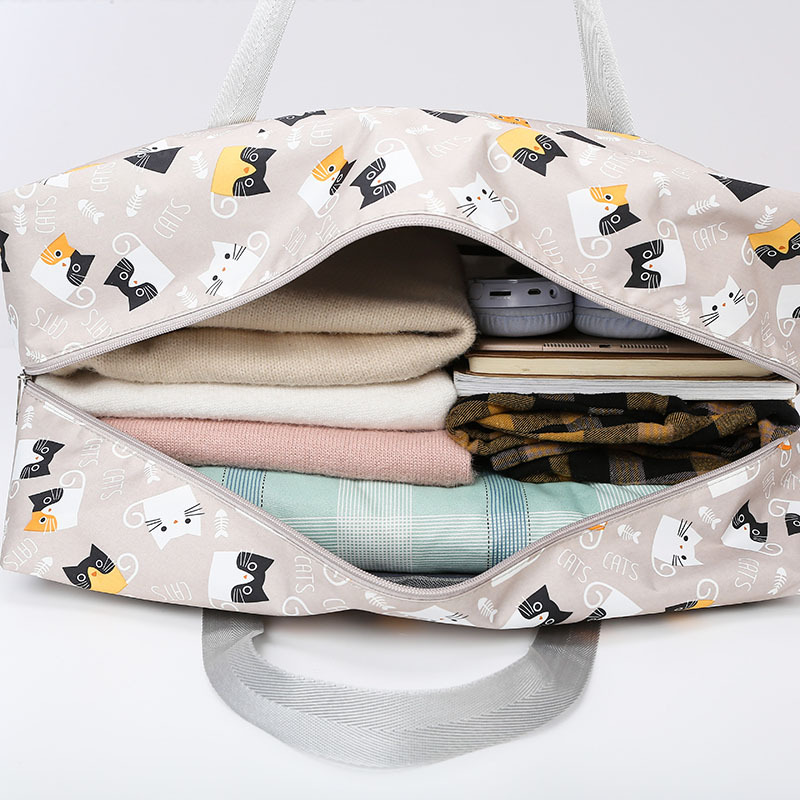 Large Capacity Clothes Storage Bag Folding Travel Storage Bag Quilt Storage Bag Handheld Luggage Bag Short-distance Travel Bag