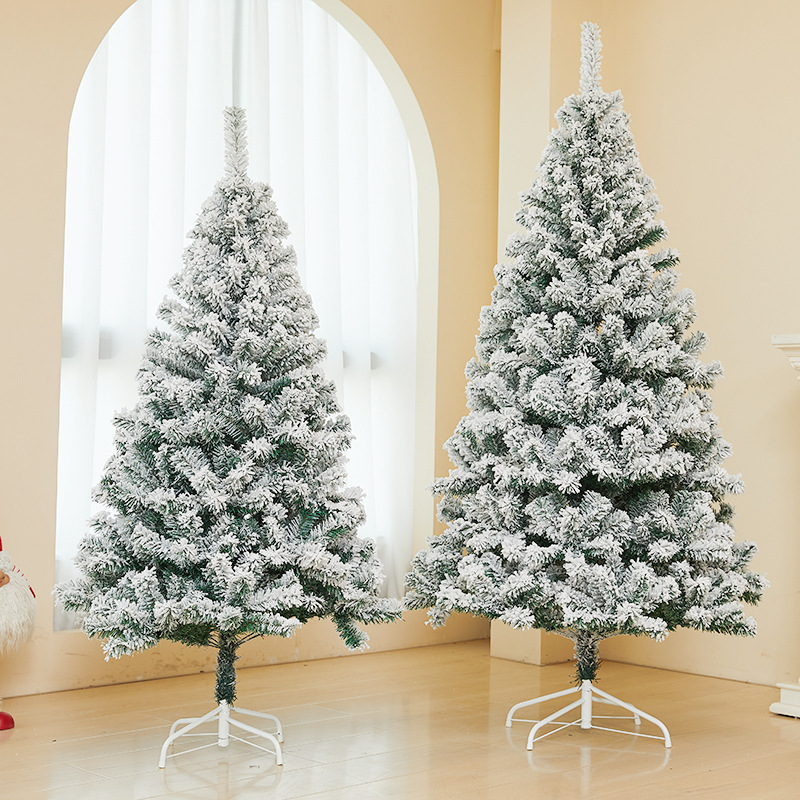 クリスマス白い植毛クリスマスツリーpvcシミュレーション落雪クリスマスツリー造雪松デパートショーウインドー装飾木|undefined