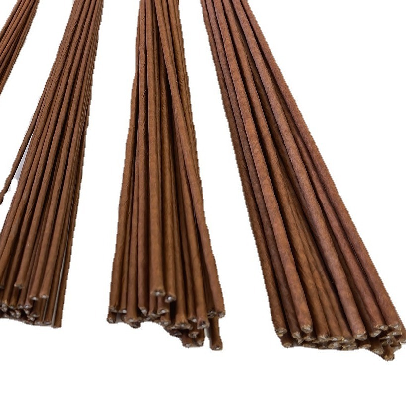 Factory direct coffee color paper bag flower Rod pine nut lotus flower Rod Flower Rod wire wholesale simulation flower Rod