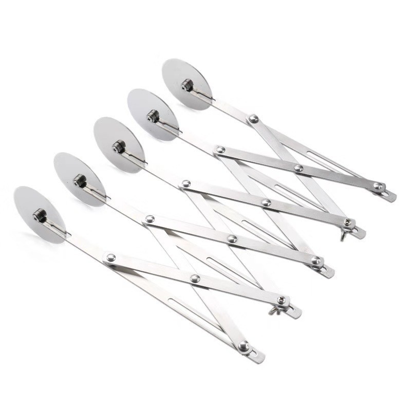 Factory Direct supply retractable five-wheel Pancake knife multi-purpose three-wheel PIZZA knife single head Three-Five-seven-wheel PIZZA knife