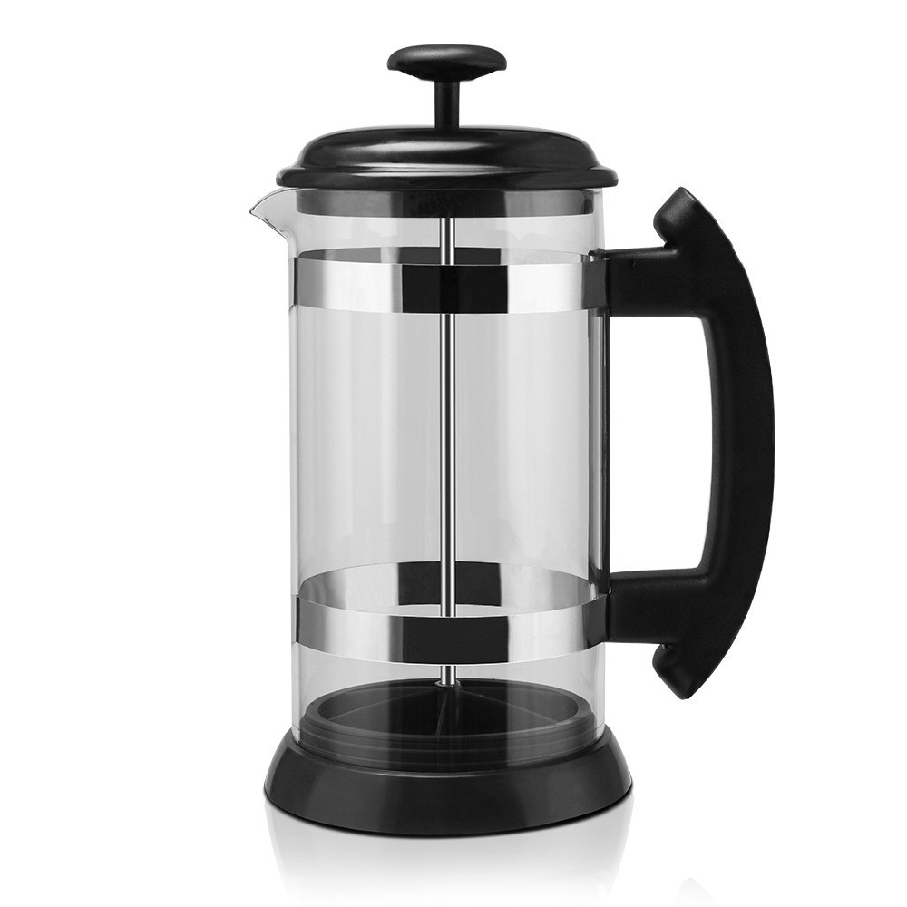 Glass French press stainless steel coffee pot coffee maker French tea maker filter press filter Cup