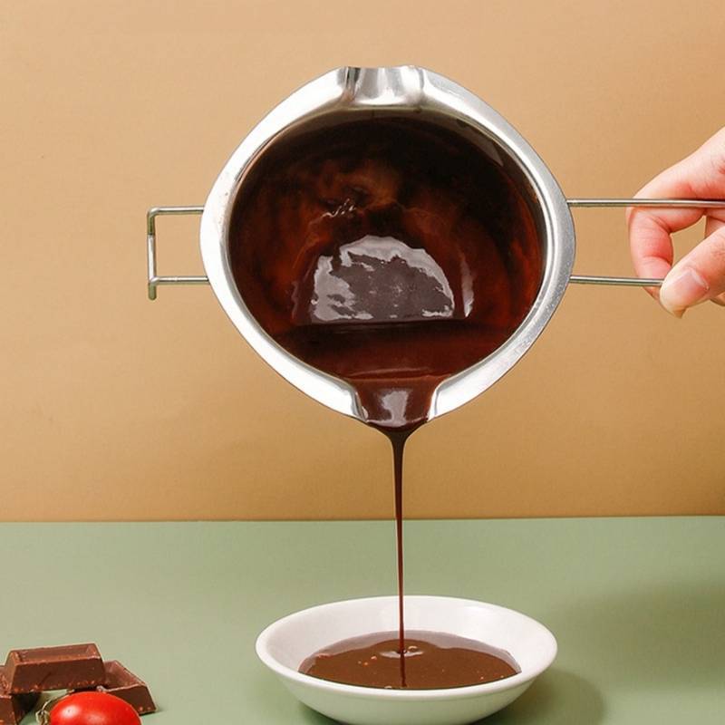 304 Stainless Steel Water-proof Heating Container Chocolate Melting Pot Butter Melting Pot Cheese Heating Pot Melting Bowl