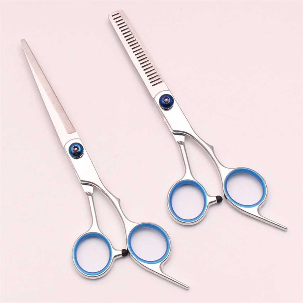 Home Apprentice Hand Haircutting Scissors Oblique Tail Split Scissors Stainless Steel Thinning Hairdressing Scissors Multi-color Available