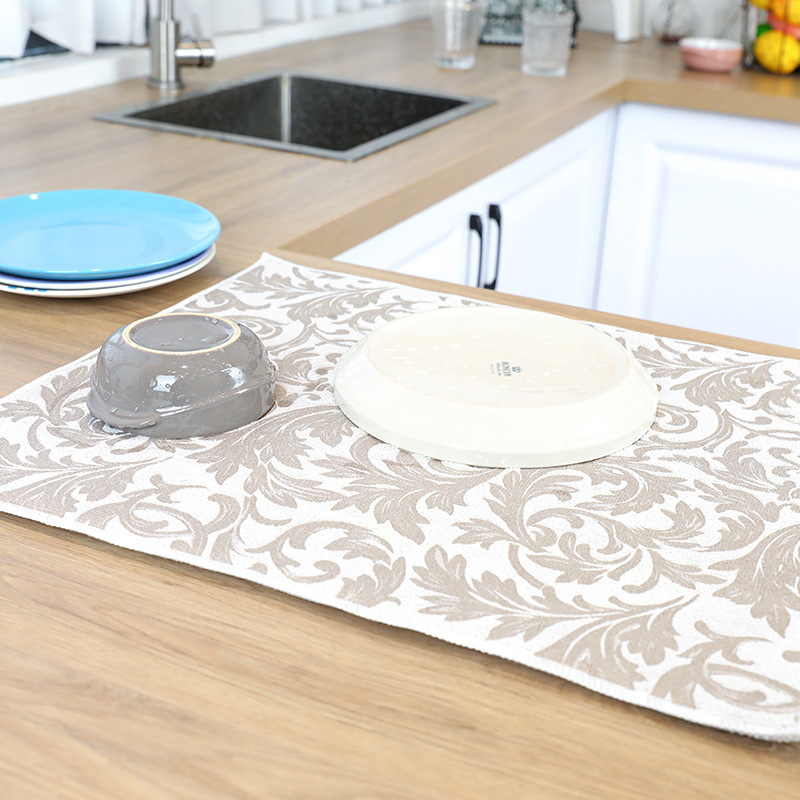 Factory Wholesale AliExpress Cross-border Export Household Table Mat Hotel Western Food Mat Placemat Coaster Home Heat Insulation Mat
