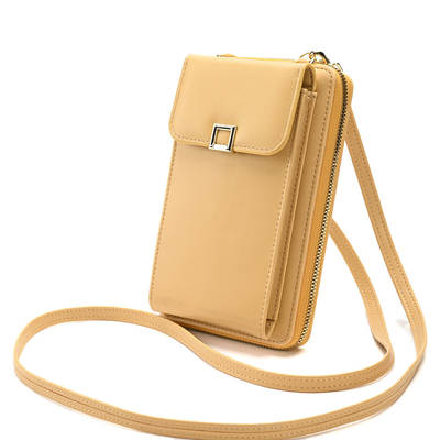 Cross-Border preferred factory spot wholesale mobile phone bag ladies messenger bag shoulder bag multifunctional long wallet