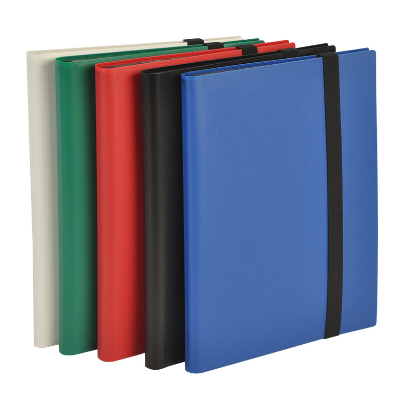 Nine-grid card collection book card loose-leaf ticket collection book Game King card Ultraman black strap wholesale