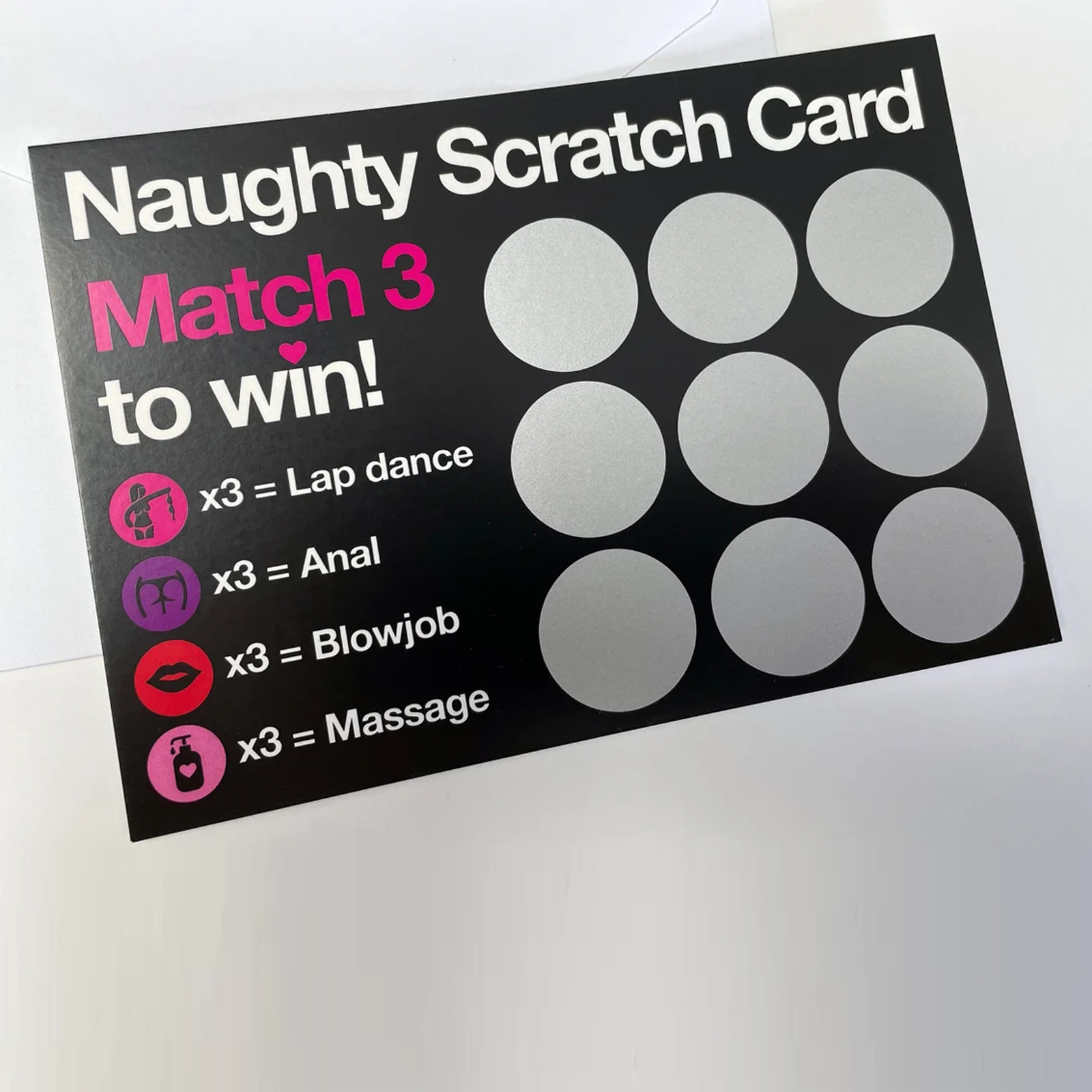 Valentine's Day scratch card Valentine's Day gift for him scratch card gift for boyfriend couple gift