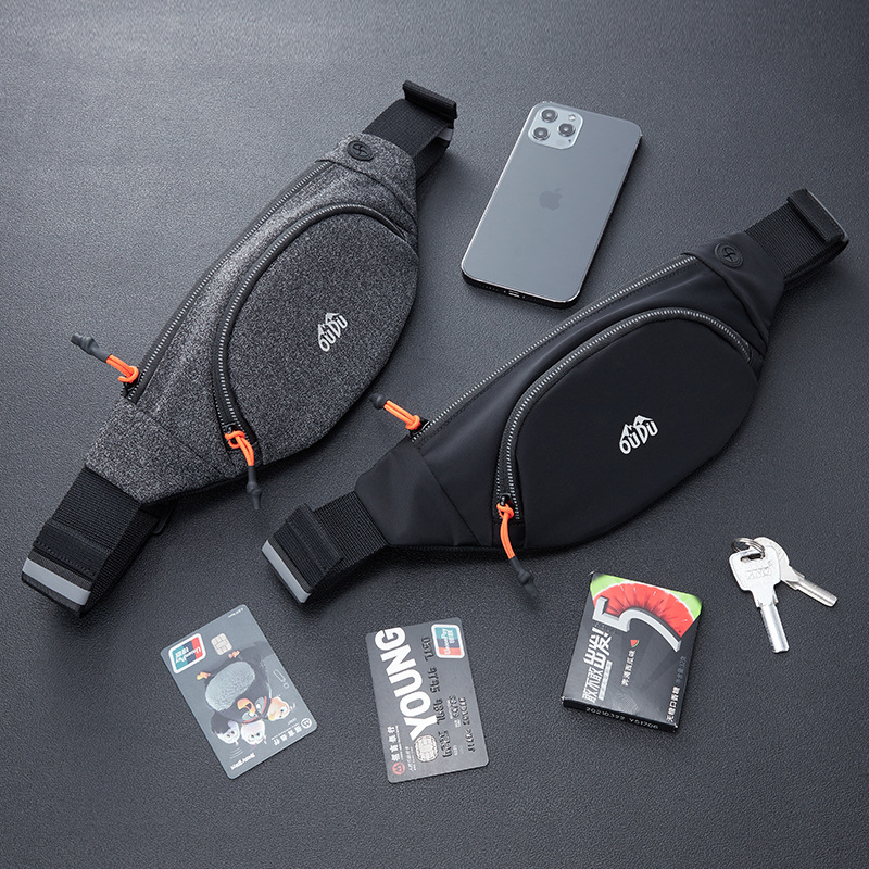 Factory direct new waist bag outdoor waist bag running personal waist bag mobile phone sports bag anti-theft mobile phone cash register bag