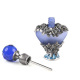 1; Low Profile Blue 5ml; Glass Metal