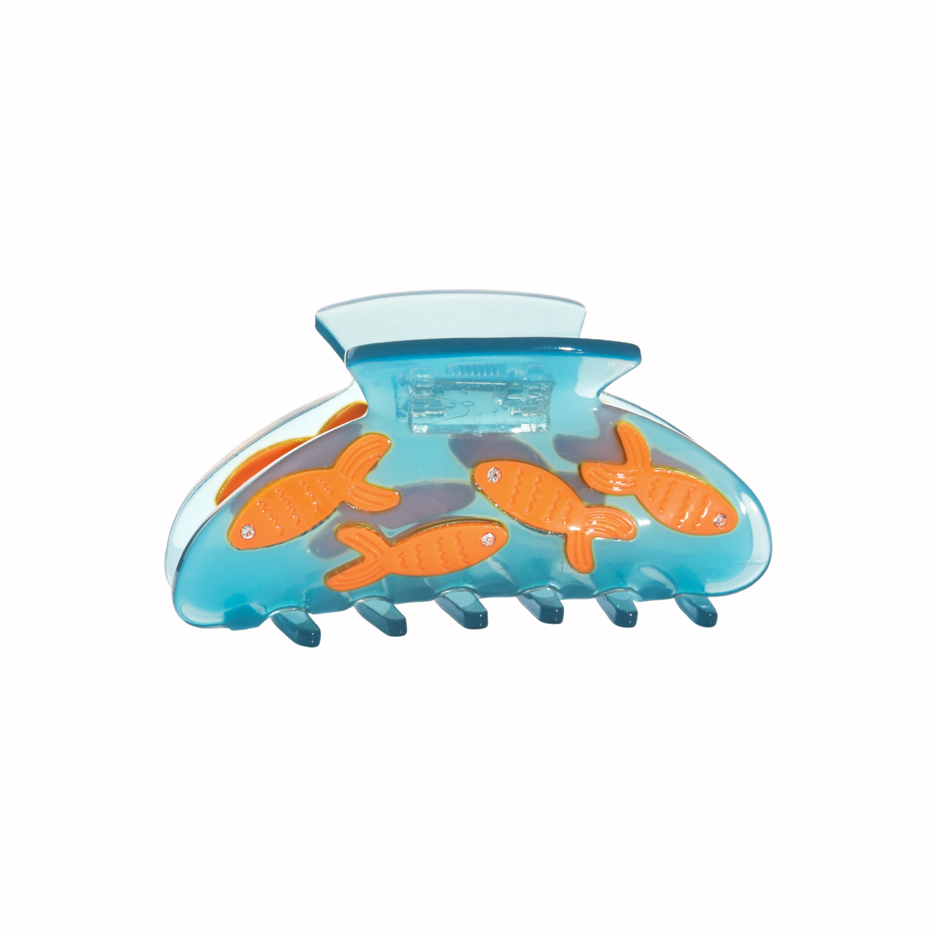 YHJ hair accessories new acetate grip transparent fish tank hairpin cute animal fish shark clip plate hairpin hair grip_voghion.com
