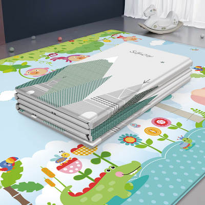 Baby Hua foldable baby early education crawling mat thickened baby living room home crawling mat children foam floor mat