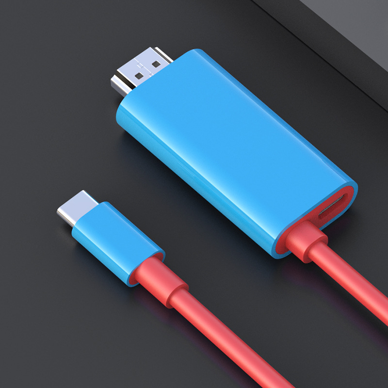 Nintendo Switch Type-c アダプター ケーブル USB3.1 同一画面 4k30hz モバイル コンピューター高解像度プロジェクター ケーブル|undefined