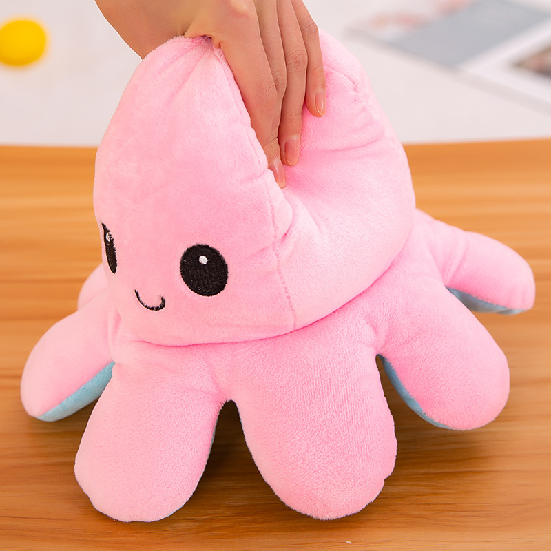 Flip Octopus Reversible Flip Octopus Plush Toy Double Flip Doll Flip Octopus Doll Wholesale