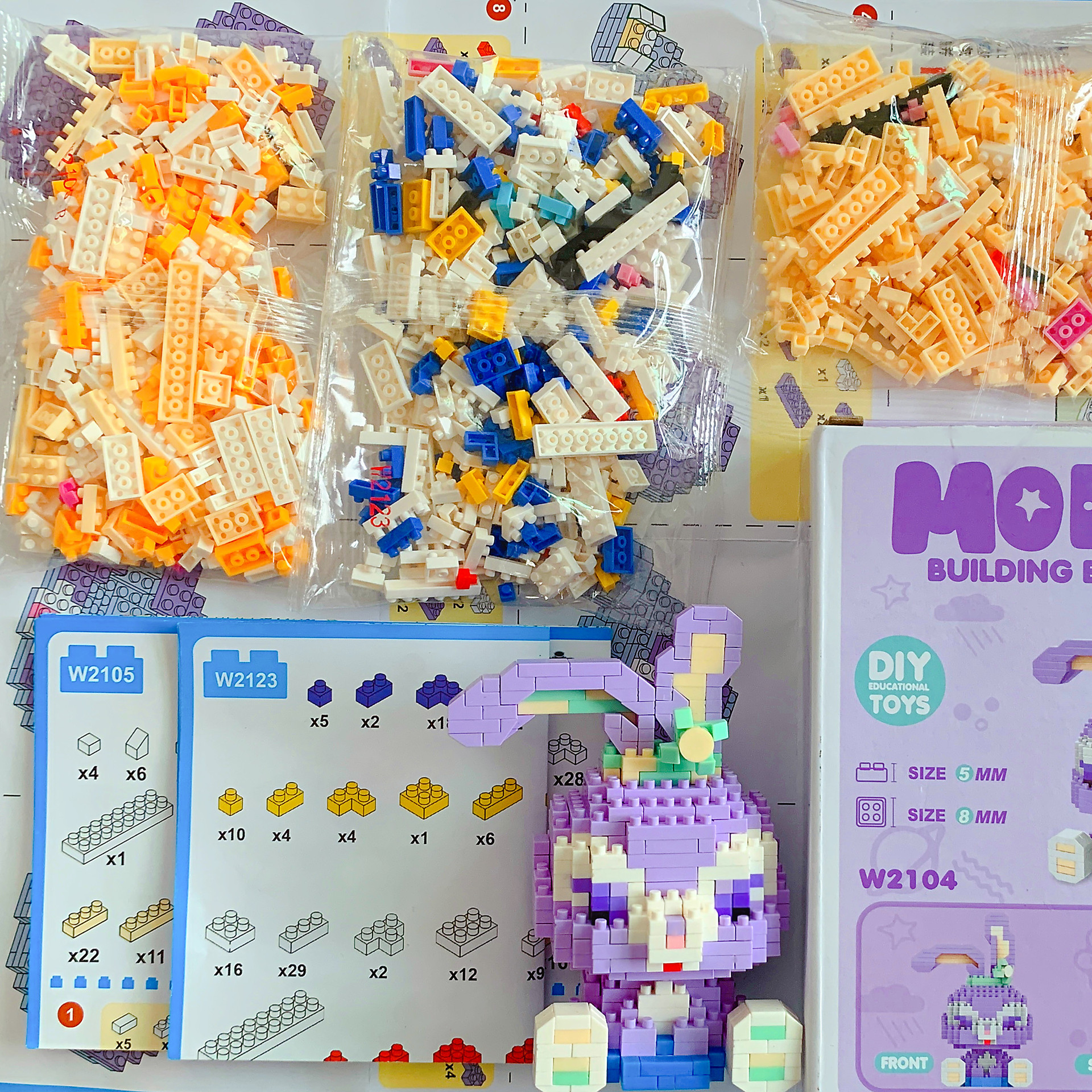 Compatible with Lego Cartoon Building Blocks Star Dailou Micro Particle Building Blocks Boys and Girls Educational Toys Small Box Assembled Wholesale