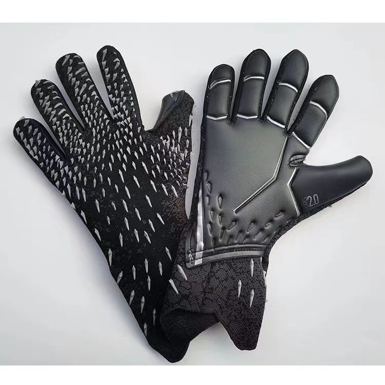 Cross-Border football goalkeeper gloves professional adult children latex finger-Free wear-resistant non-slip breathable goalkeeper gloves
