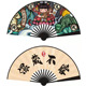 10-inch bamboo-bone National Tide fan (hidden-calm)
