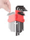 Wholesale 26pc British black screwdriver mid-length manual wrench hexagonal ball head L-shaped wrench suit