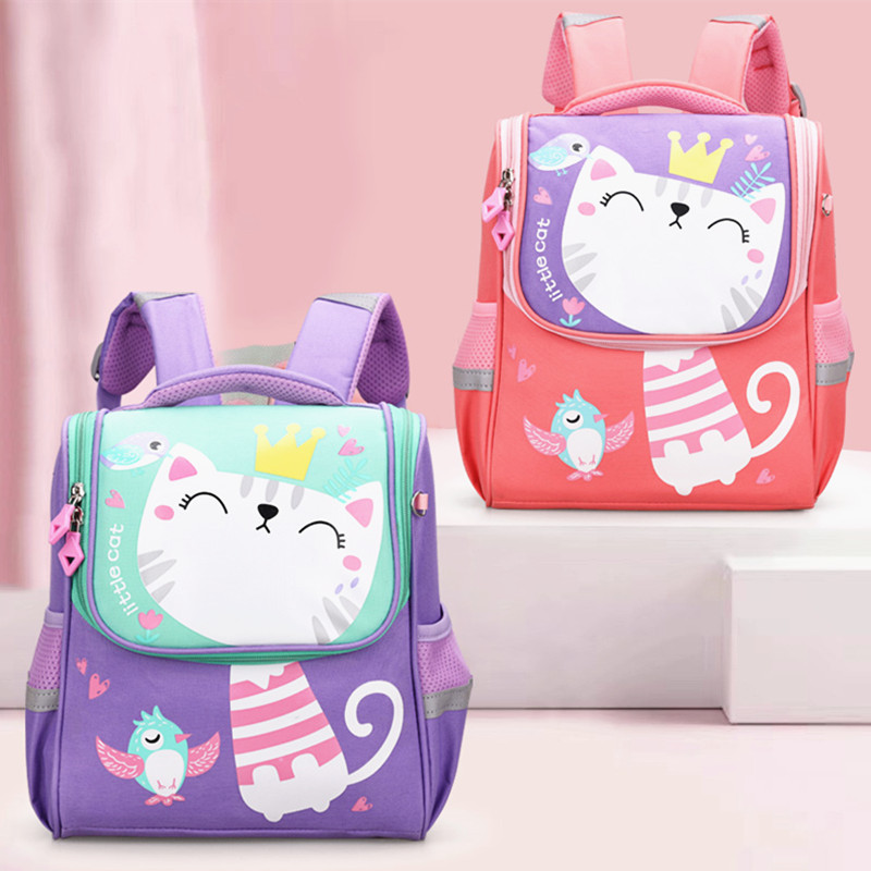 2023 New Children's Backpack Cartoon Cute Shoulder Bag Kindergarten Middle and Big Class Cute Fun Small Dinosaur Schoolbag