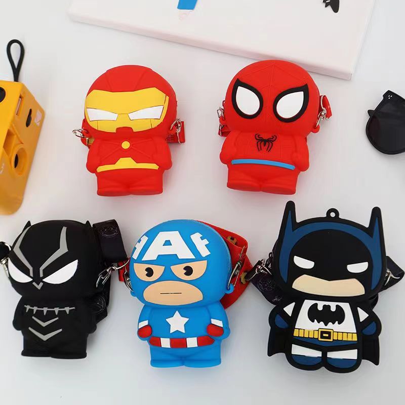 Children's small shoulder bag children's silicone mobile phone bag adult clothing store accessories bag boys and girls small backpack