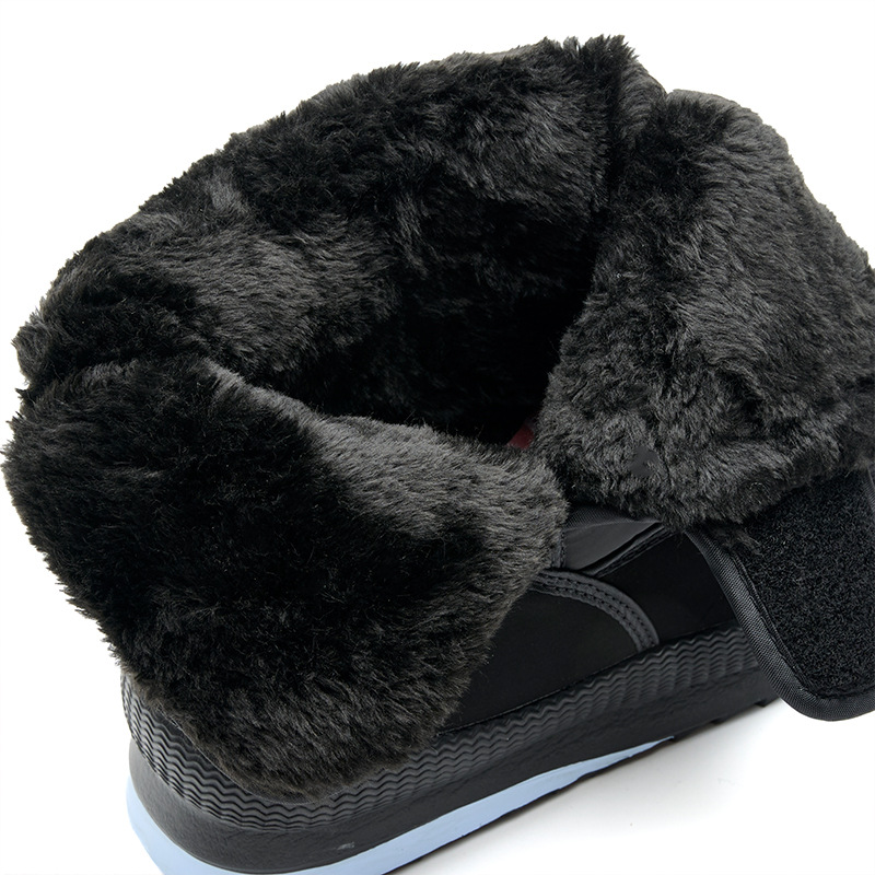 In stock new foreign trade snow boots fleece-lined warm high-top cotton-padded shoes thickened casual men's and women's boots cross-border cotton-padded shoes wholesale