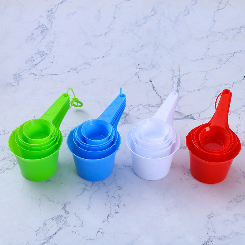 11-piece set color plastic measuring spoon with scale measuring spoon teaspoon seasoning spoon household baking tools