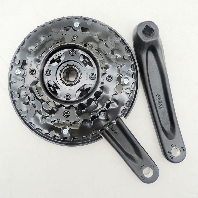 8/9/10 speed road bike 50 teeth two-piece aluminum alloy variable speed tooth plate 42 teeth three-piece mountain bike tooth plate