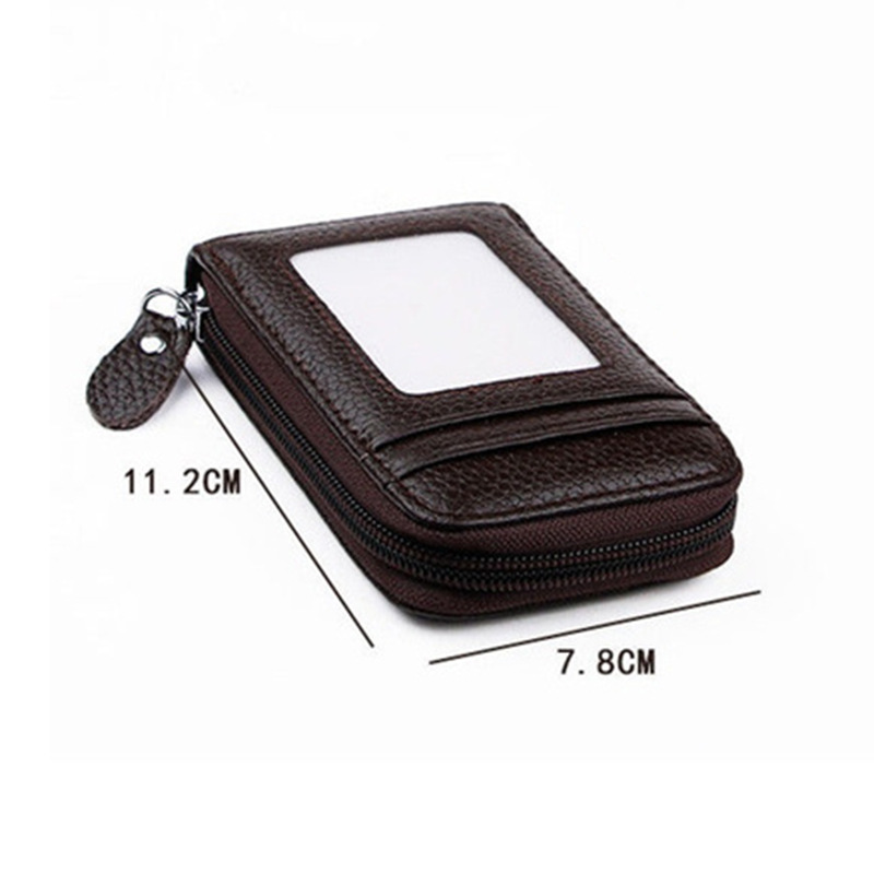 Foreign trade new PU id bag multi-card zipper coin purse card case women's organ card holder