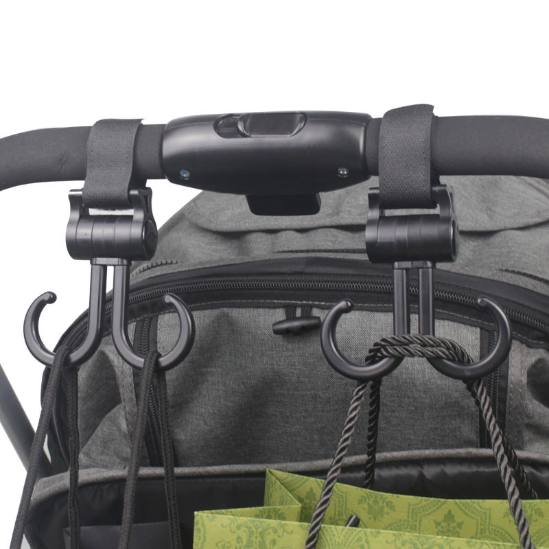 Cross-border new baby carriage hook baby stroller double hook hanging bag hook walking baby artifact stroller accessories