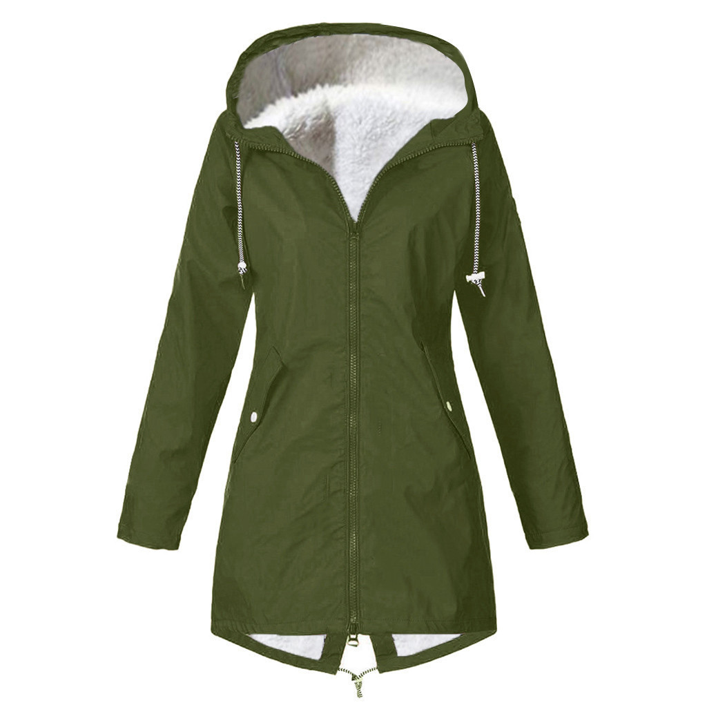 in stock a generation of plus size cotton-padded clothes waterproof windproof plus velvet coat outdoor clothing hooded mountaineering clothing women
