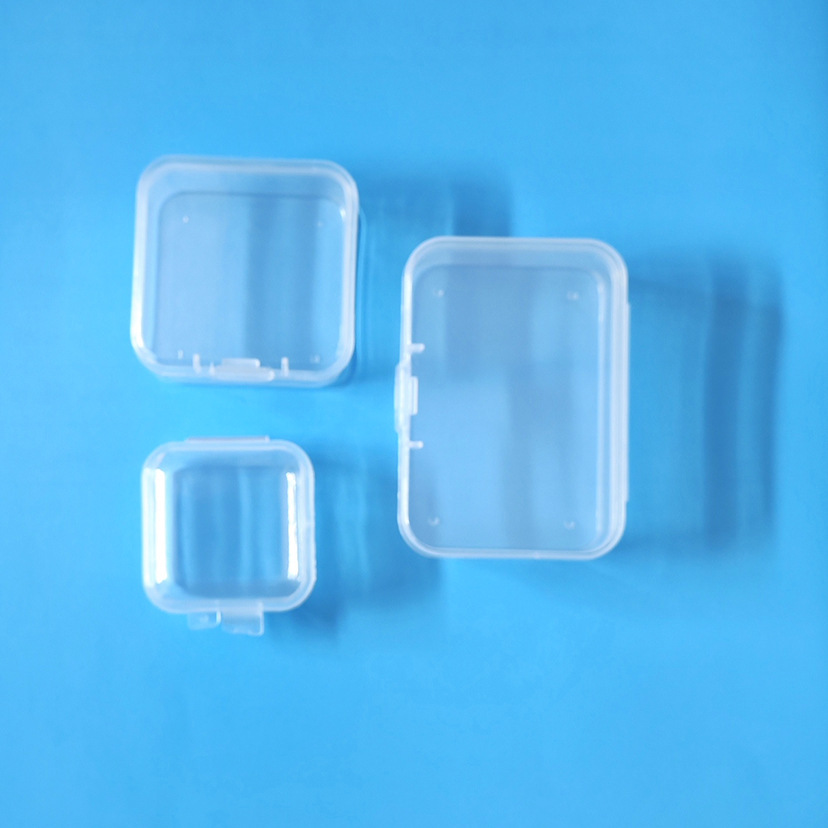 PP plastic transparent packaging box small material spare parts storage box hardware fishing gear jewelry earplug small box