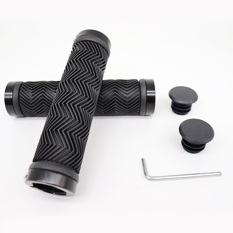 Mountain bike handlebar cover bicycle rubber handlebar cover soft handlebar cover bicycle accessories dead car water ripple handlebar cover